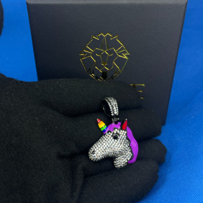 Pendant Unicornio Negro - Elite Jewelry Store 
