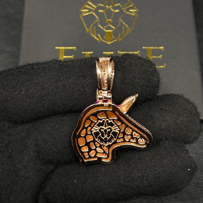 Pendant Unicornio Rose Gold - Elite Jewelry Store 